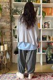 Basso Box Knit Light Grey Marl